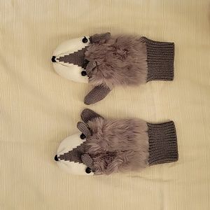 Fashion by MiraBeau Fox Mittens With Thumbs